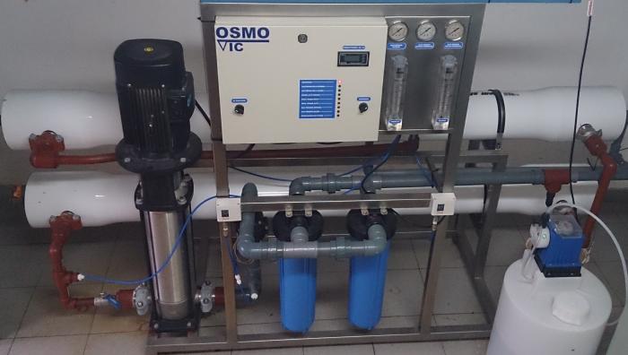 Sistema de Osmosis Inversa para Tratamiento de Agua