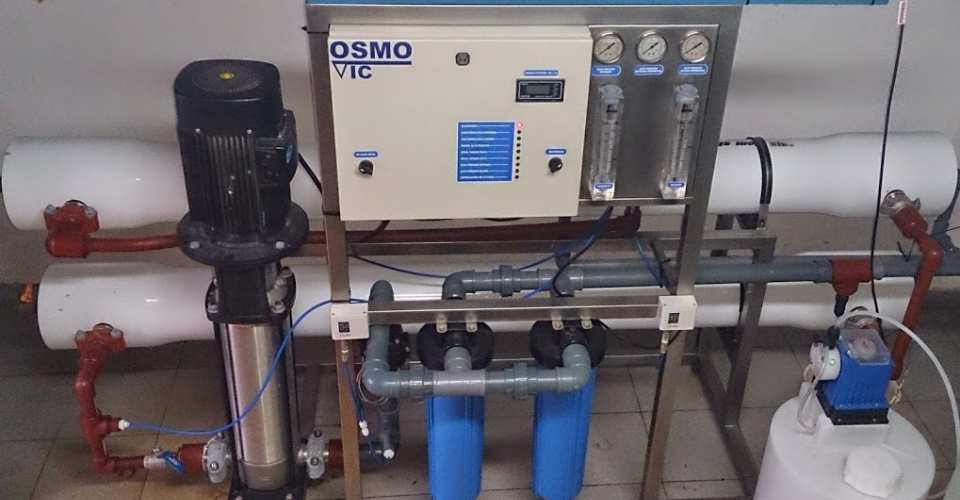 Equipo de ösmosis Inversa para el tratamiento del Agua de Bajo Mantenimiento