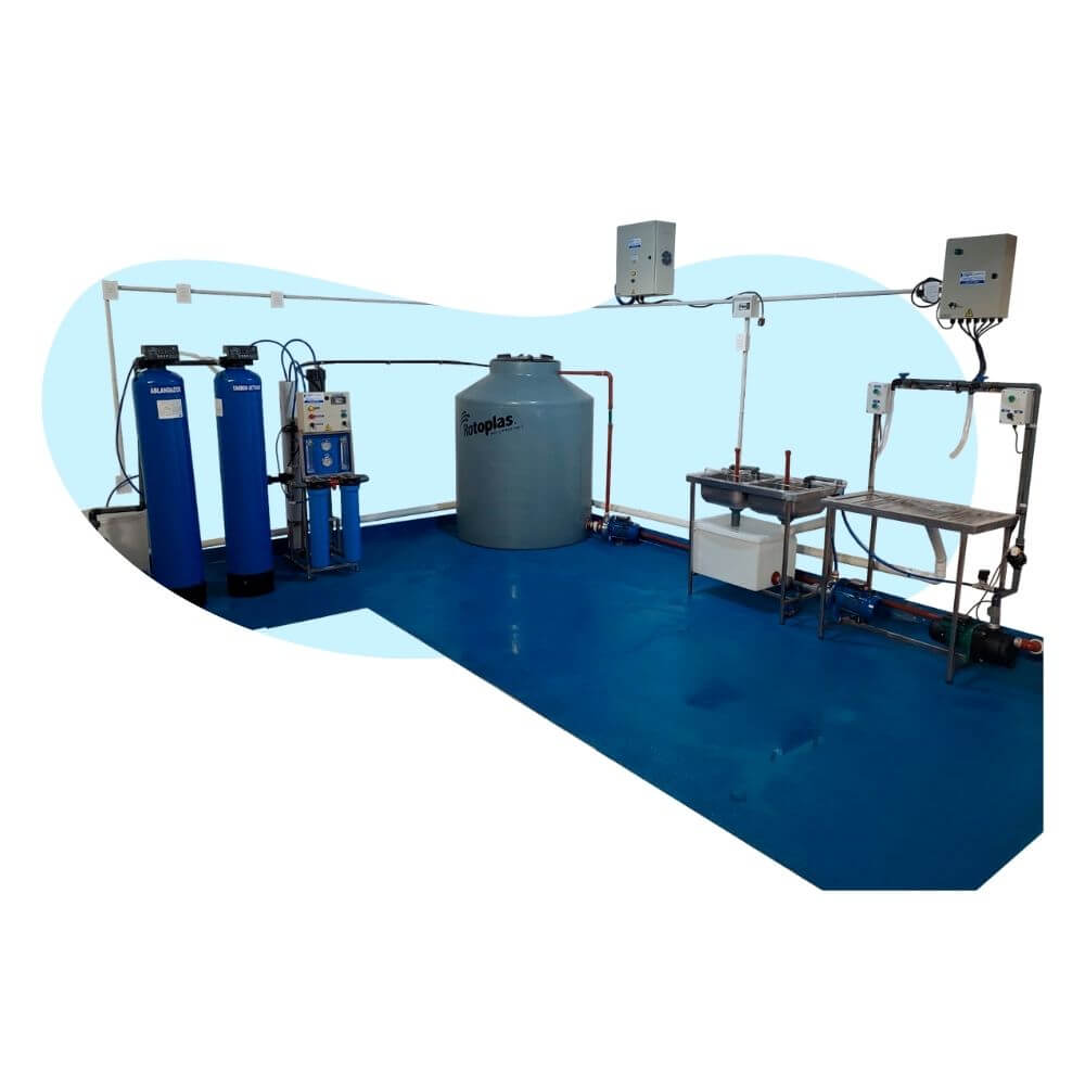 Planta OSMOVIC para el tratamiento del Agua en una embotelladora