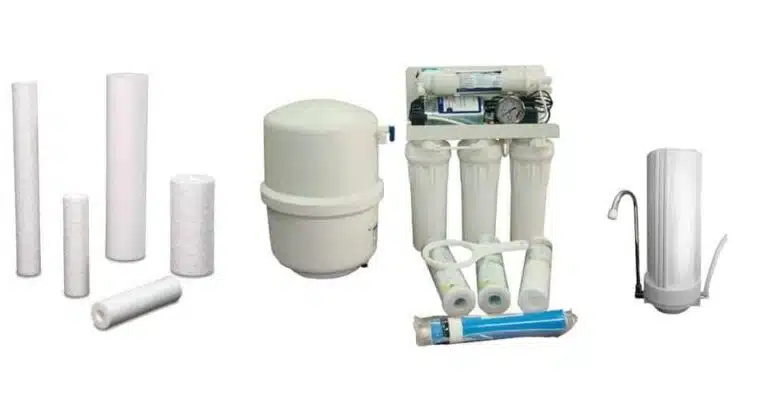 Equipo Osmosis bajo mesada y Filtro de agua sobre mesada