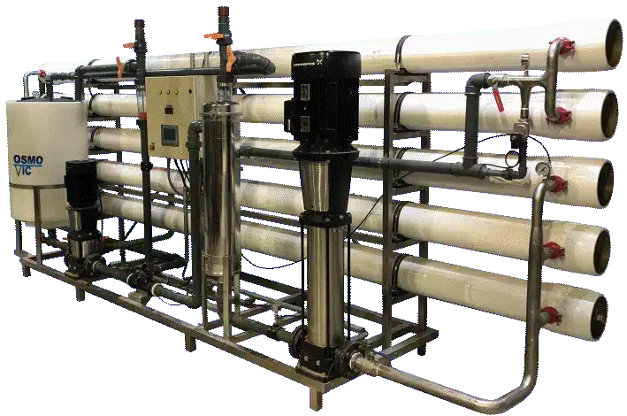Purificador de Agua Industrial marca OSMOVIC instalado en Argentina