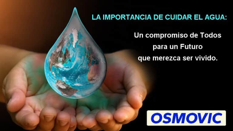 Importancia de Cuidar el Agua es una preocupación de OSMOVIC SRL