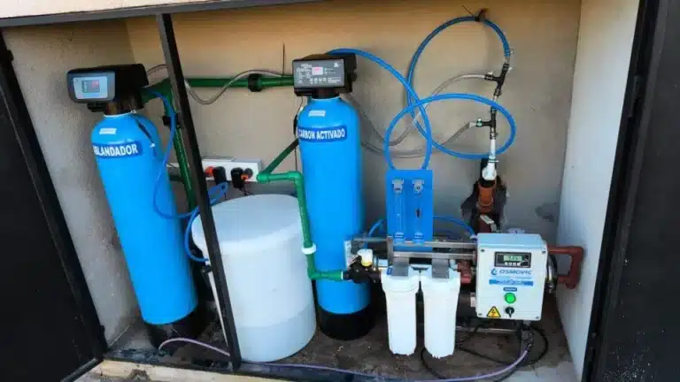 Tratamiento de Agua de filtrar agua de pozo domiciliario con filtros y ósmosis inversa instalado en Buenos Aires