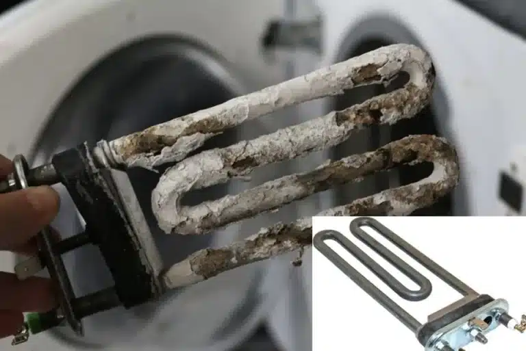 Agua dura daña el lavarropas